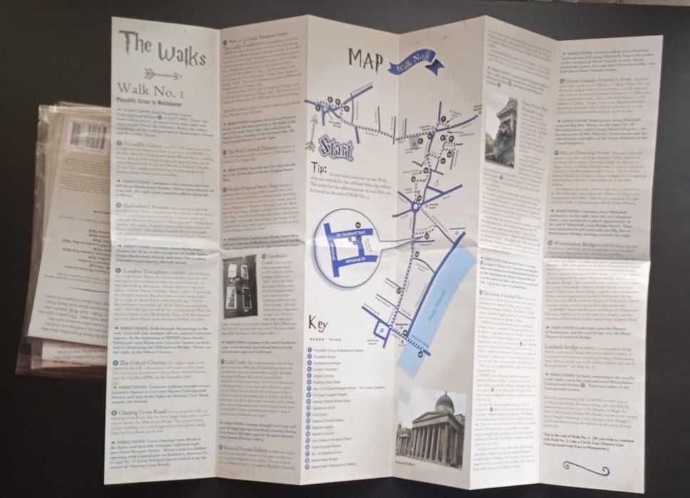 Harry Potter mapa Paul Garner Londyn London UK Anglia unikat