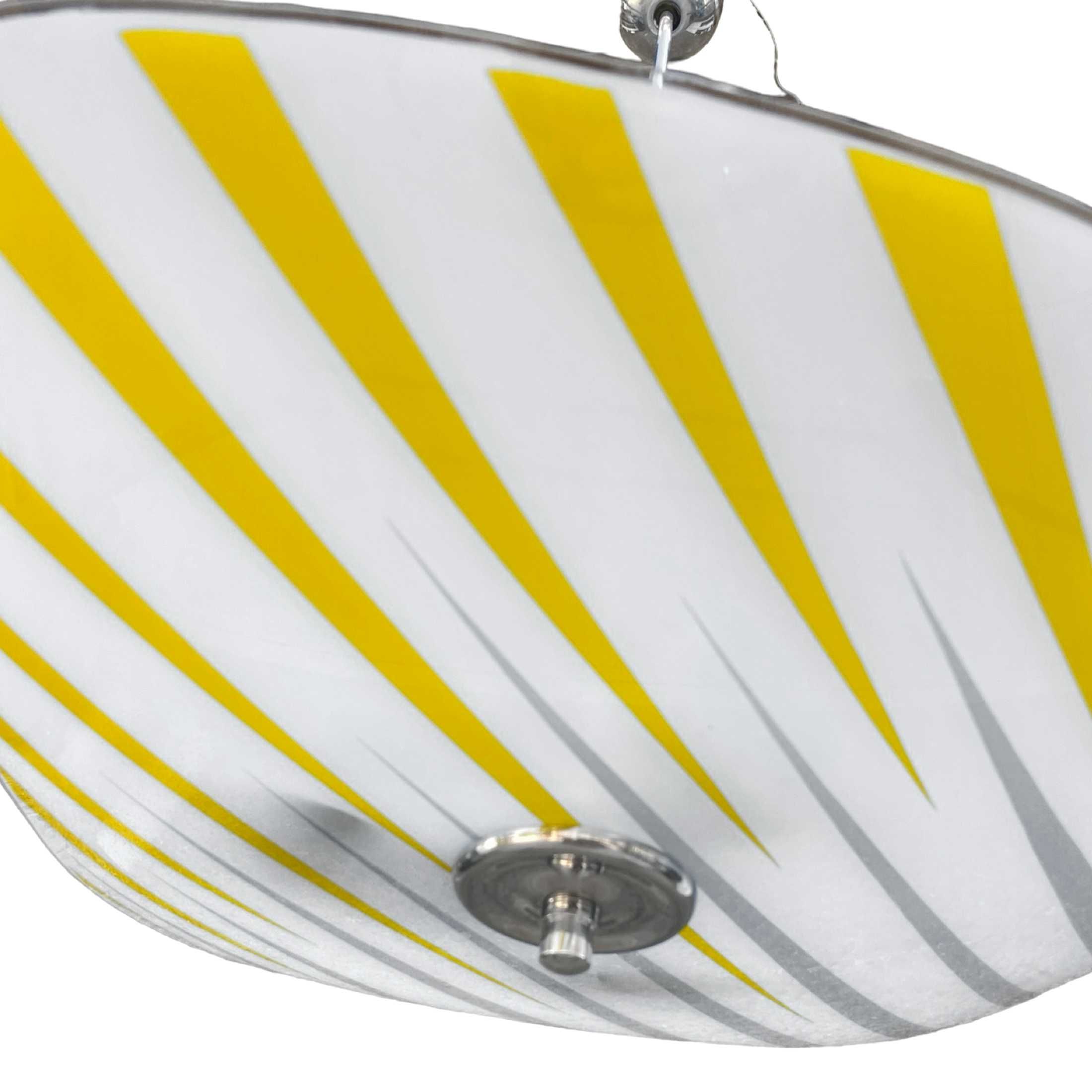 Lampa sufitowa w stylu Brusel Napako Czechosłowacja lata 60.