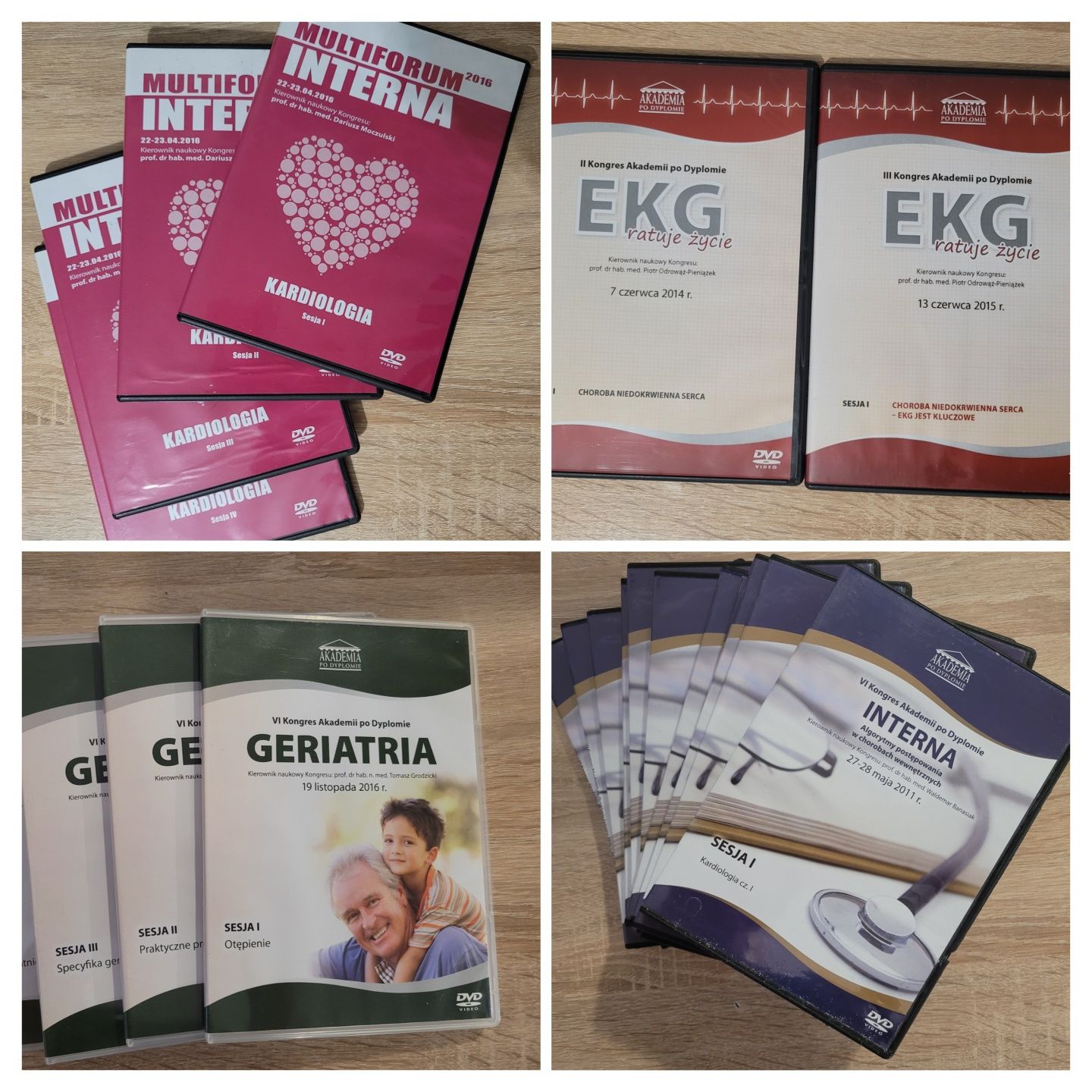Medycyna AKADEMIA PO DYPLOMIE Kongresy płyty dvd Stany Nagłe Kardiolog