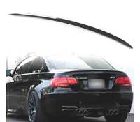 AILERON LIP SPOILER TRASEIRO PARA BMW E92 06-14 COUPE PRETO BRILHO