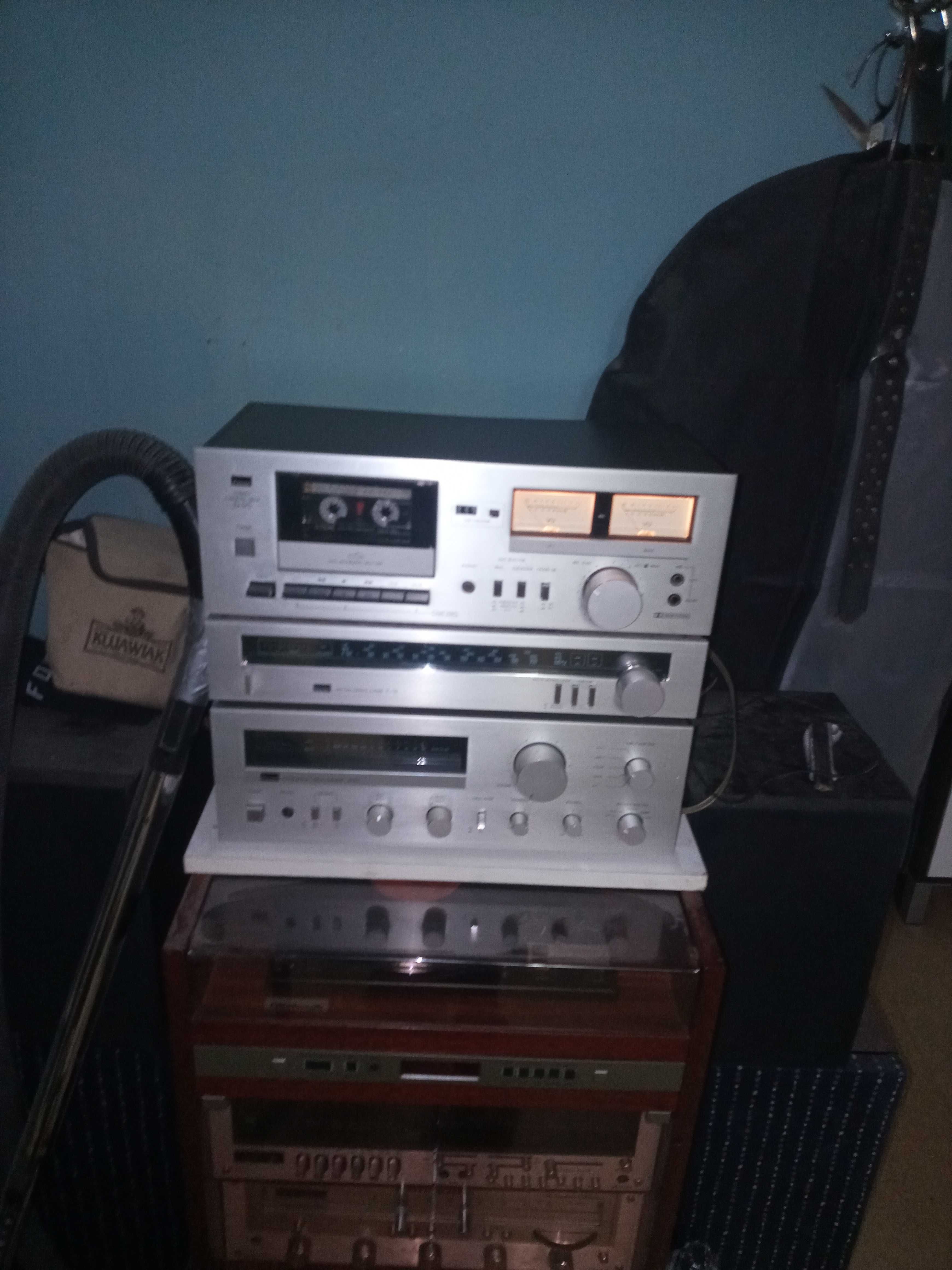 Zestaw sansui wzmacniacz tuner deck +kolumny sansui