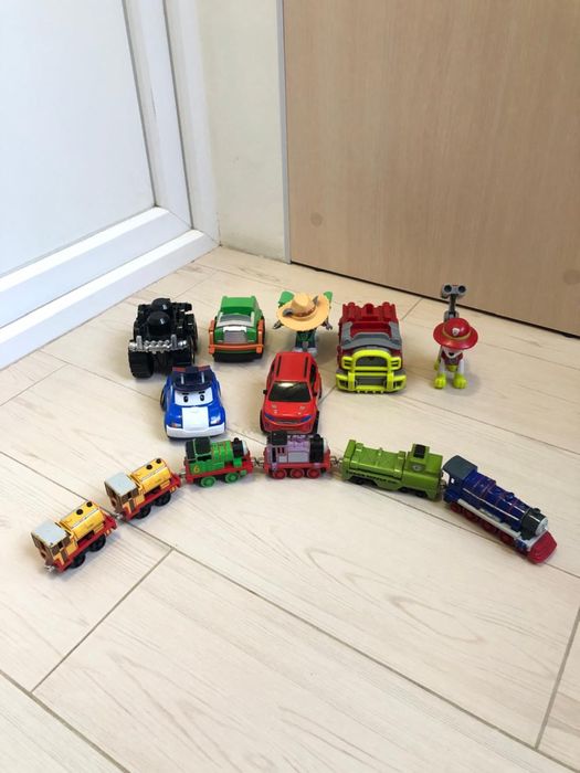 Паровозик/потяг Томас, Щенячий патруль, машинка Тобот