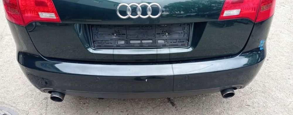 AUDI A6 C6 KOMBI 05R ZDERZAK TYŁ Z PDC LZ6E