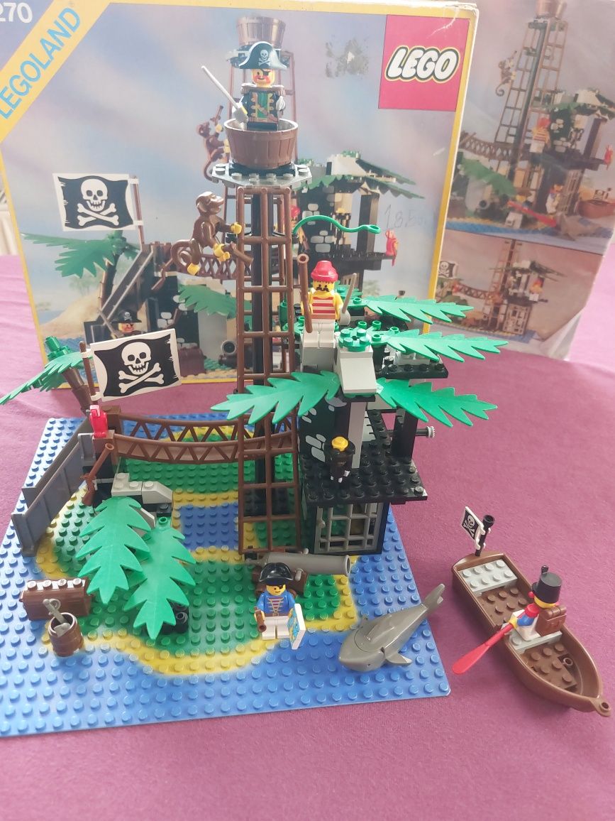 Lego 6270 + box pudło + instrukcja. Forbidden Island. Piraci. Pirates
