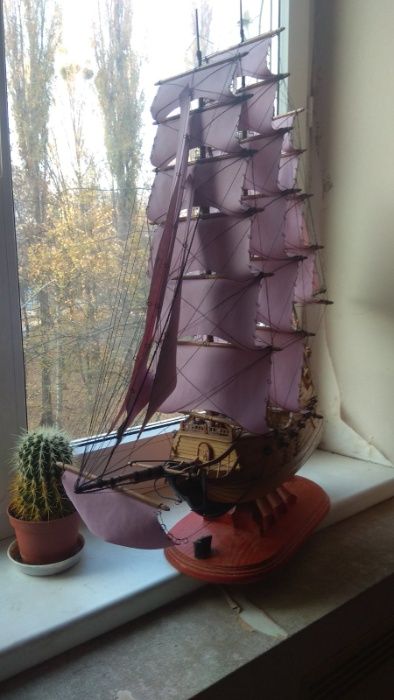 Деревянная модель парусного корабля "Емануэль"