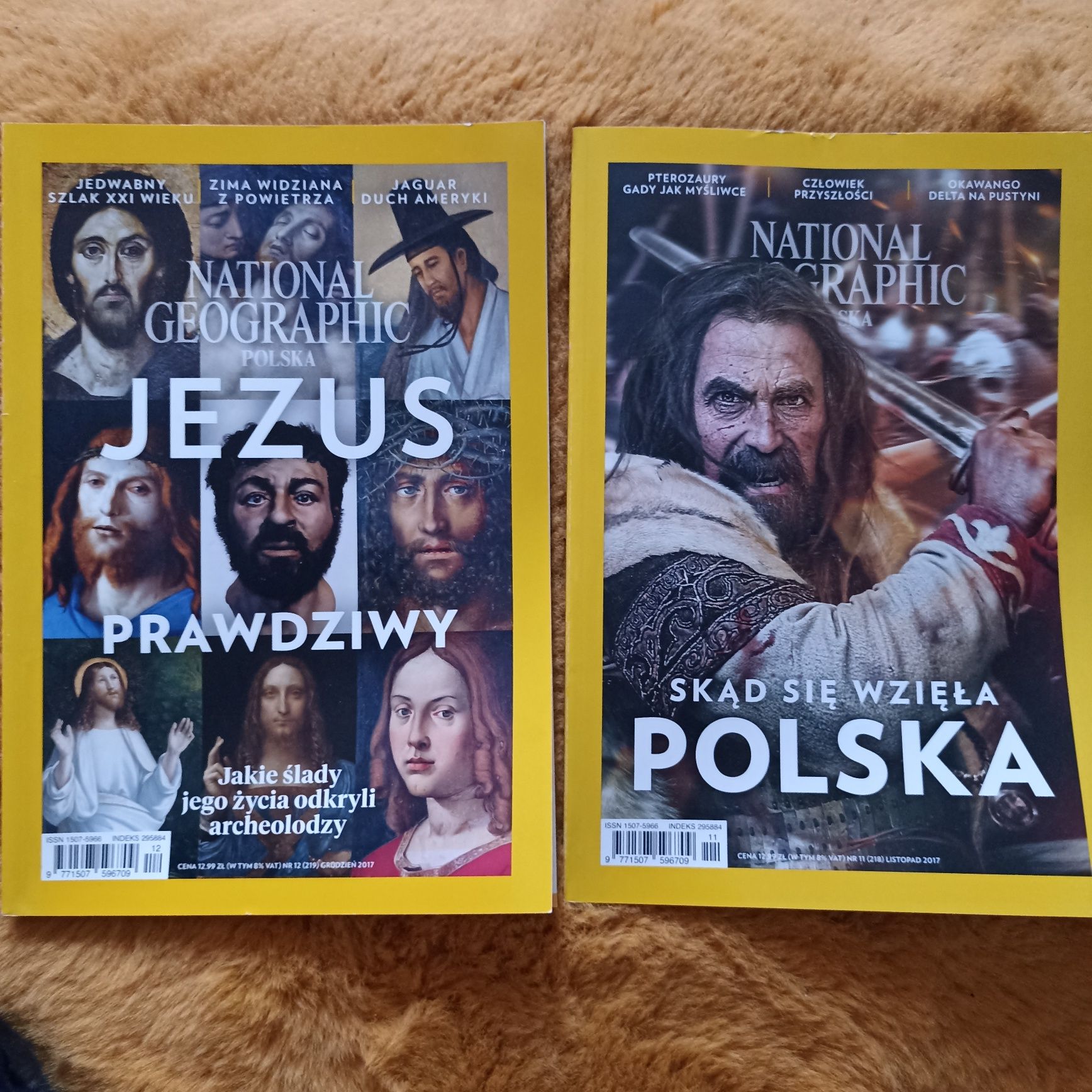 Gazety National Geographic 7 numerów z lat od 2014 do 2018