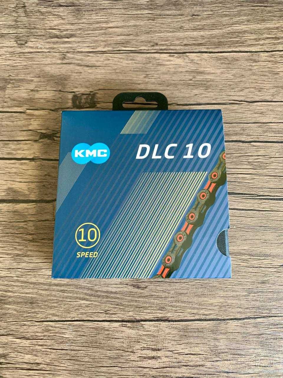 Цепь KMC X10SL DLC 10 скоростей 116 звеньев Red/Black + замок