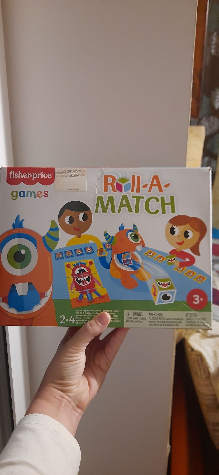 Настольна гра Fisher price roll a match
