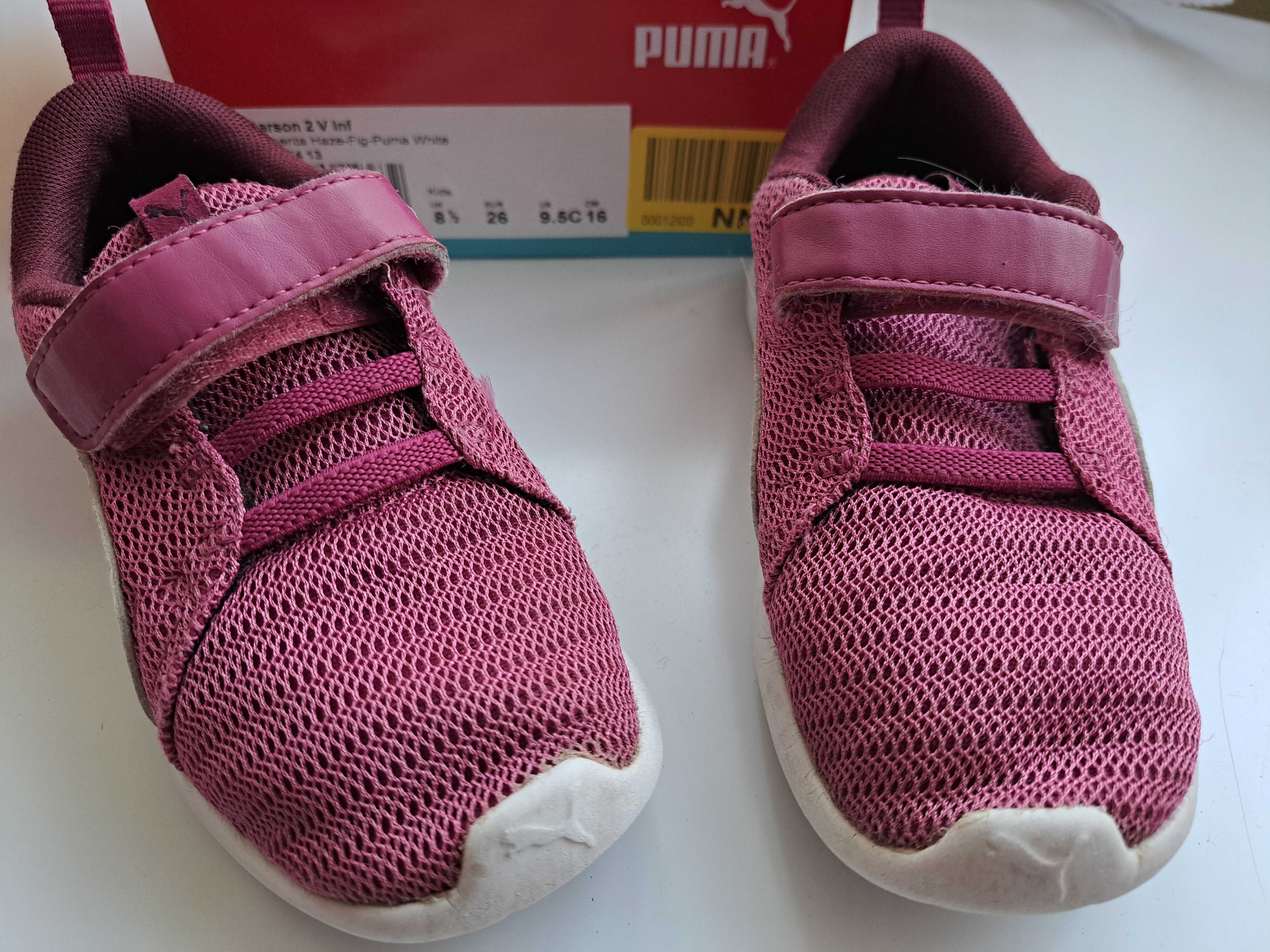 Buty puma 26 dziewczęce adidasy sneakersy trampki prawie jak nowe