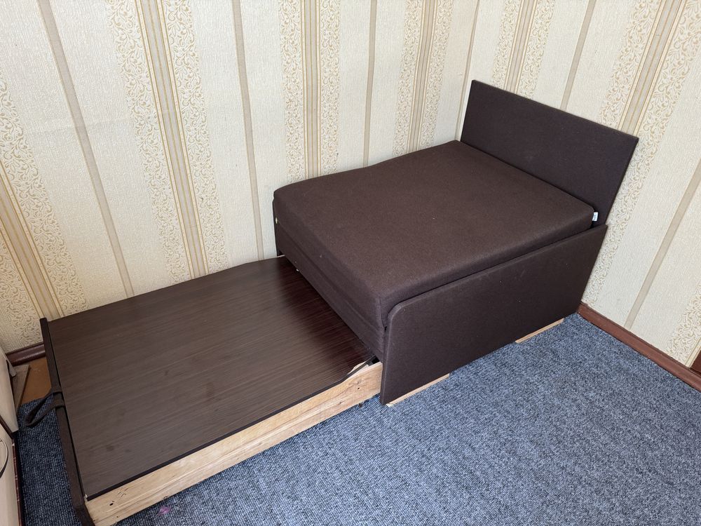 Диван (кровать) Vika Рондо 84x99 см коричневий