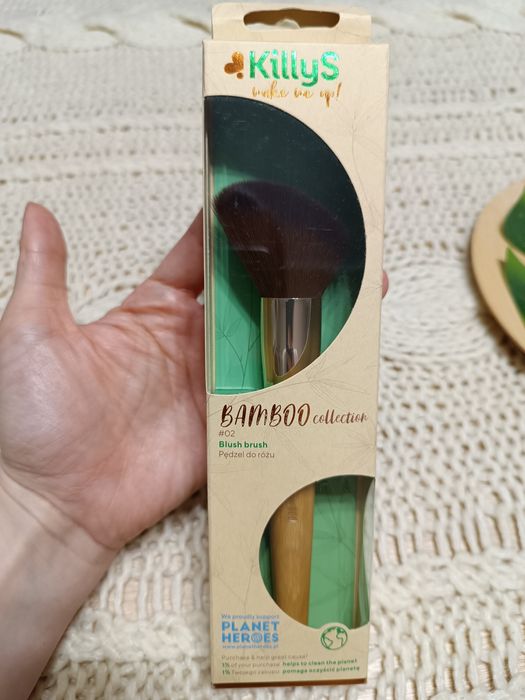 KillyS pędzel do różu ekologiczny wegański vegan blush brush