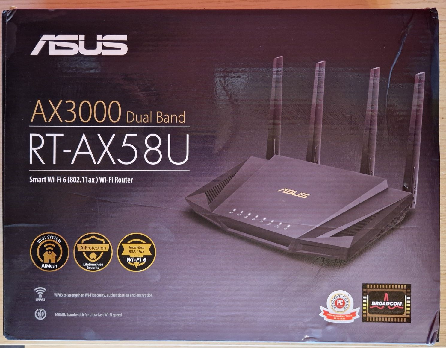 Asus RT-AX58U router Wi-Fi 6 AX3000