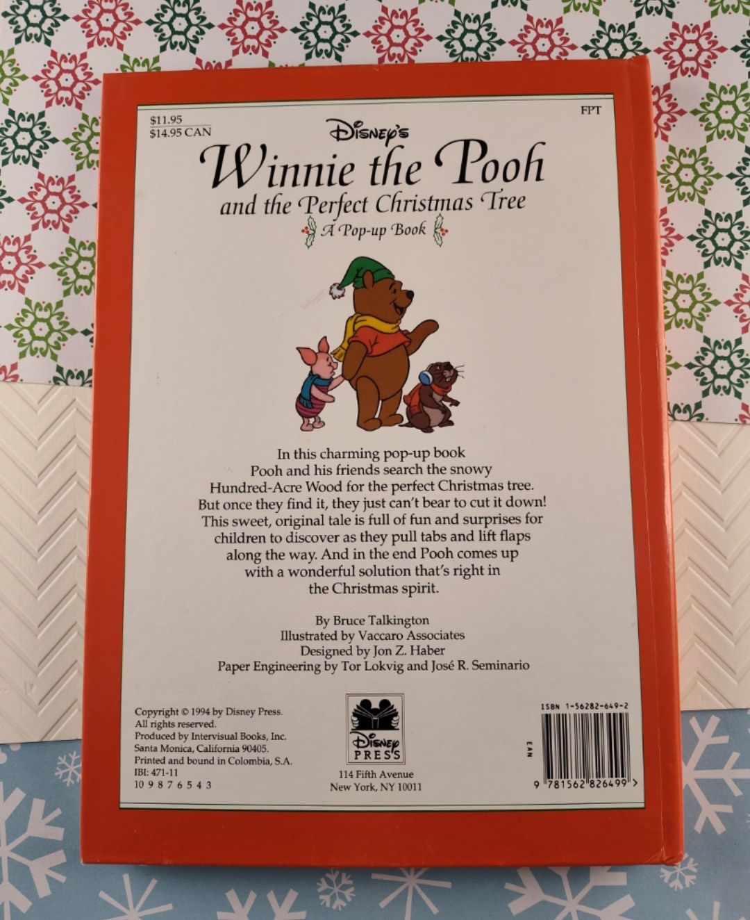 Вінтажна pop-up книга “Winnie the Pooh and the Perfect Christmas ENG