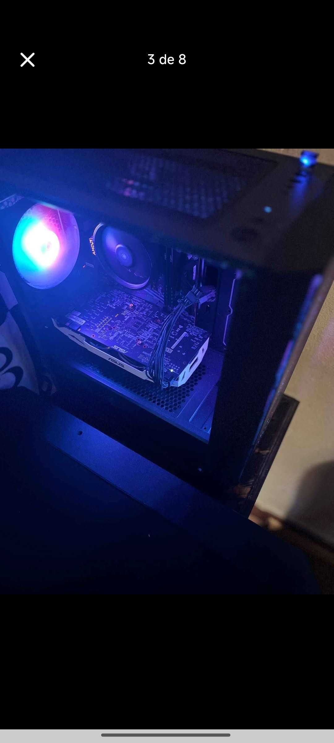 PC gaming com todos os periféricos
