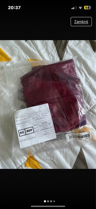 Nowa sukienka skórzana M