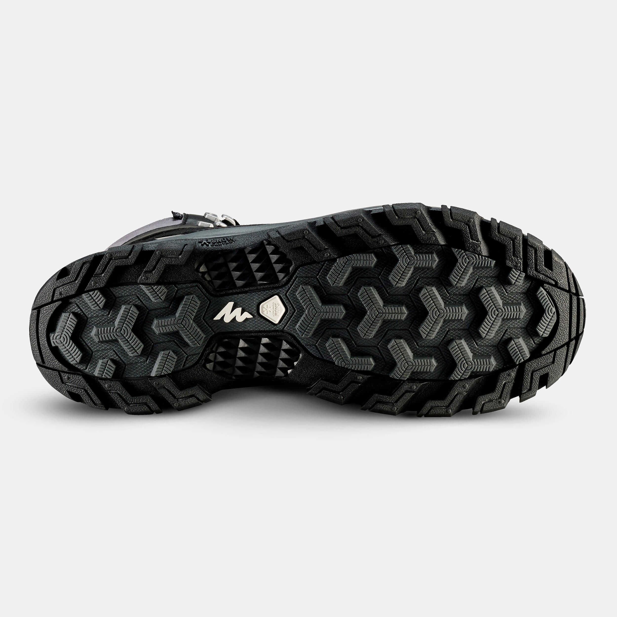 Botas Quentes e Impermeáveis de Caminhada SH500 Mountain