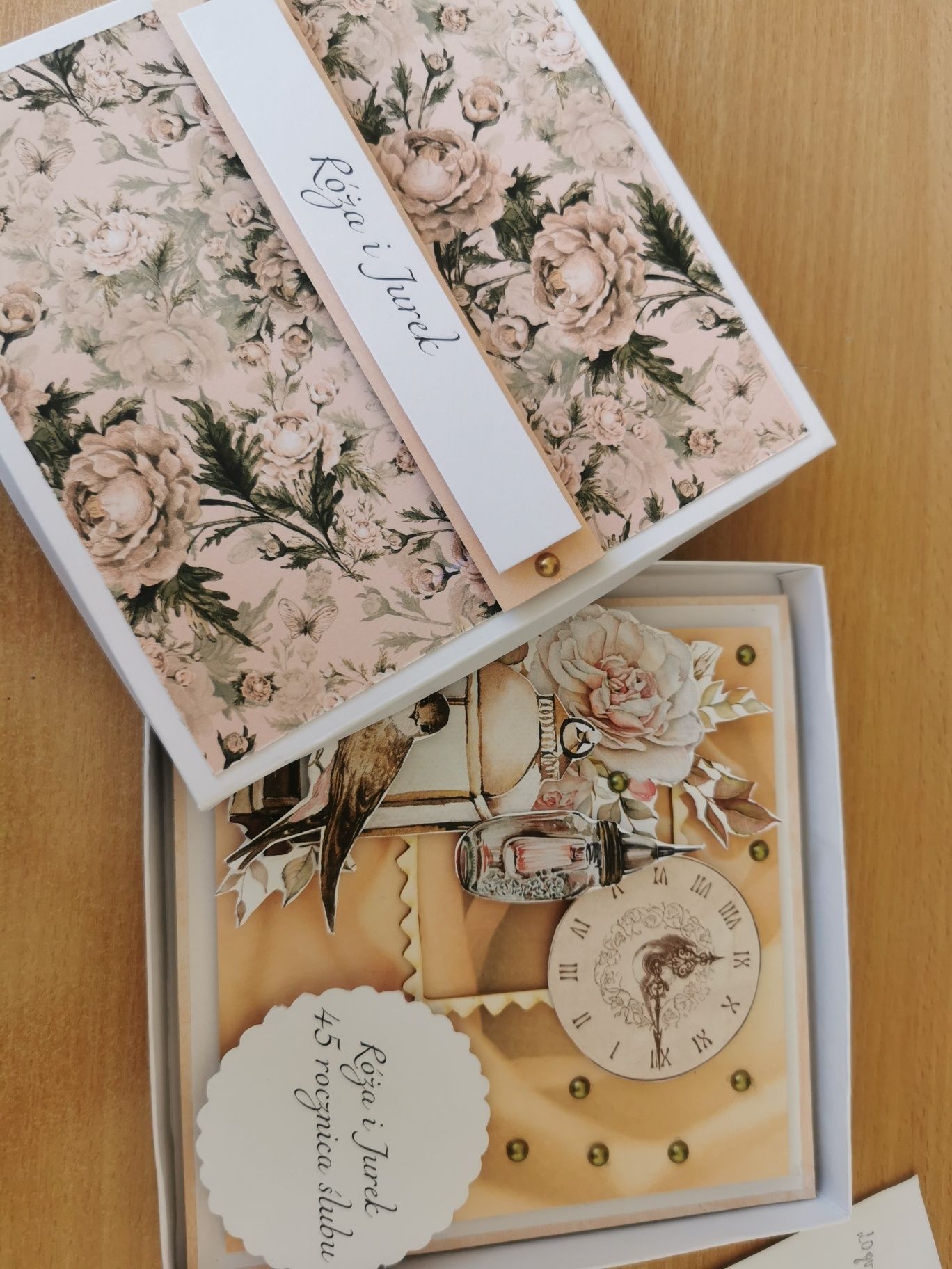 Kartka okolicznościowa handmade