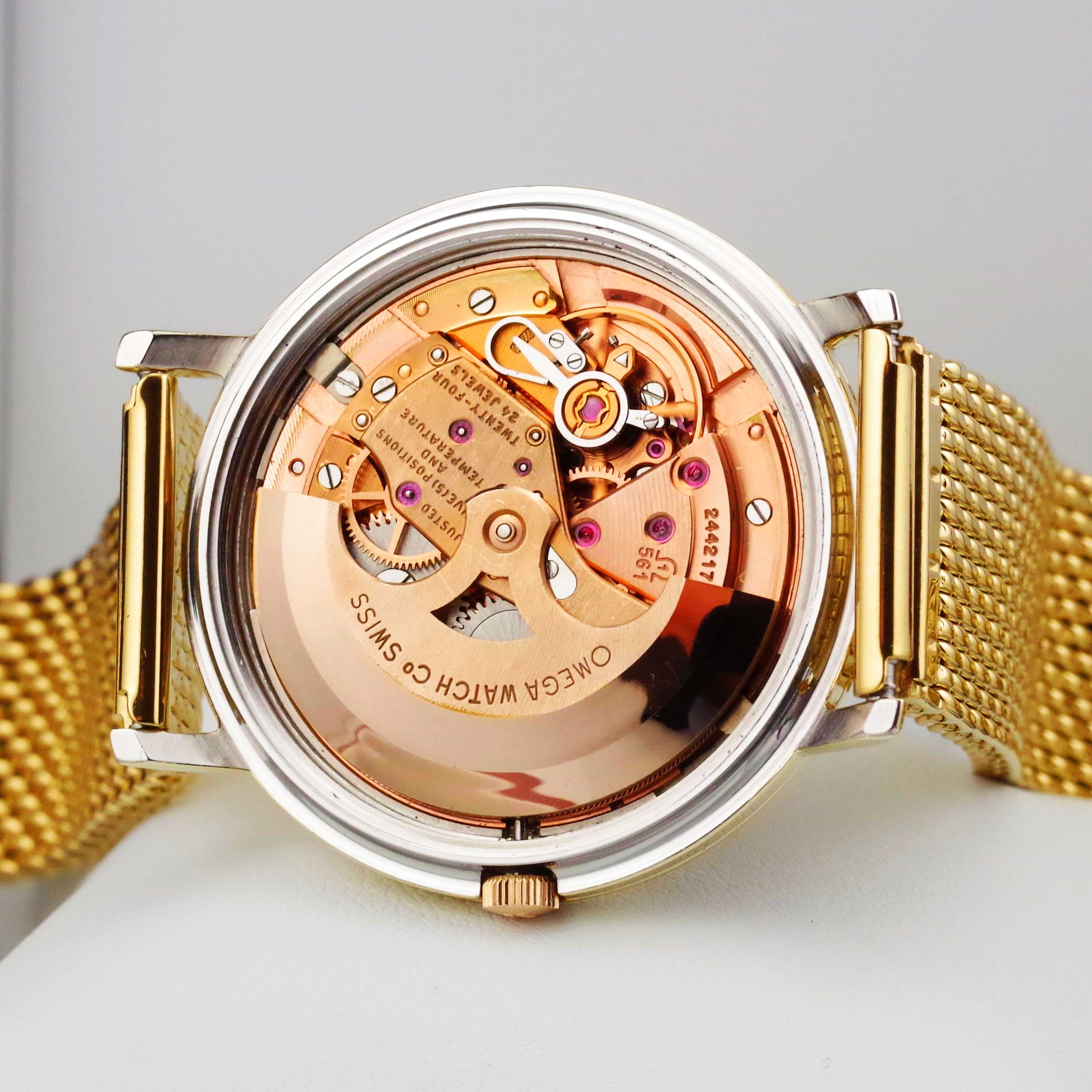 OMEGA CONSTELLATION PiePan c.561(1) zegarek męski VINTAGE 18K/SS AUTO