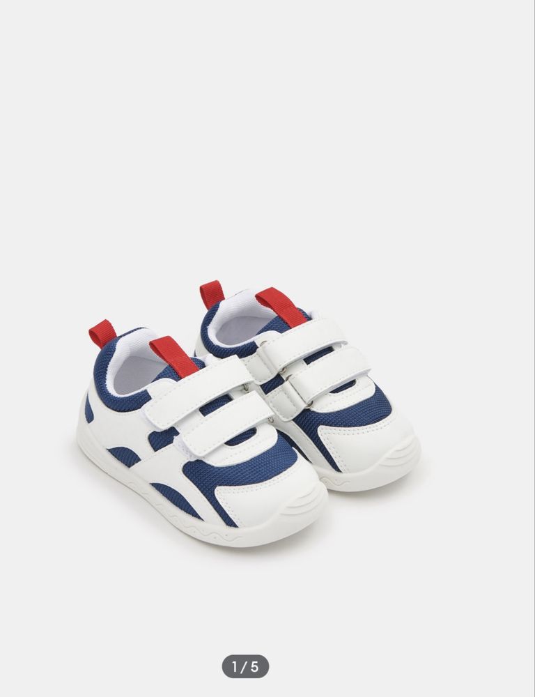 Nowe adidasy półbuty na rzepy 23