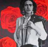 Quadro: "COMO AS ROSAS" - Ângela Canabrava