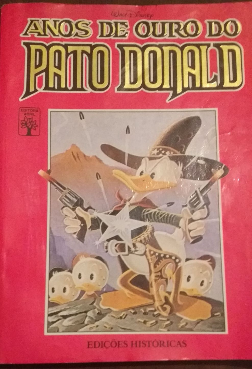 Edição de colecionador Disney de Ouro Pato Donald decada 50