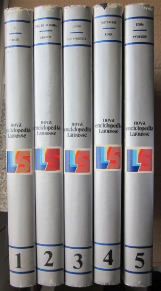 NOVA ENCLOPÉDIA LAROUSSE - 5 Volumes