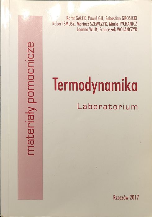Termodynamika laboratorium (Rafał Gałek, Paweł Gil..)
