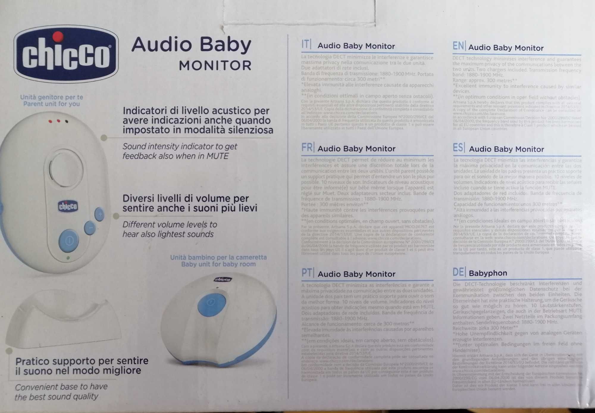 Chicco Baby Monitor Audio Digital Classic - Intercomunicador