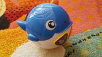 Grający delfin, zabawka edukacyjna, multimedialna