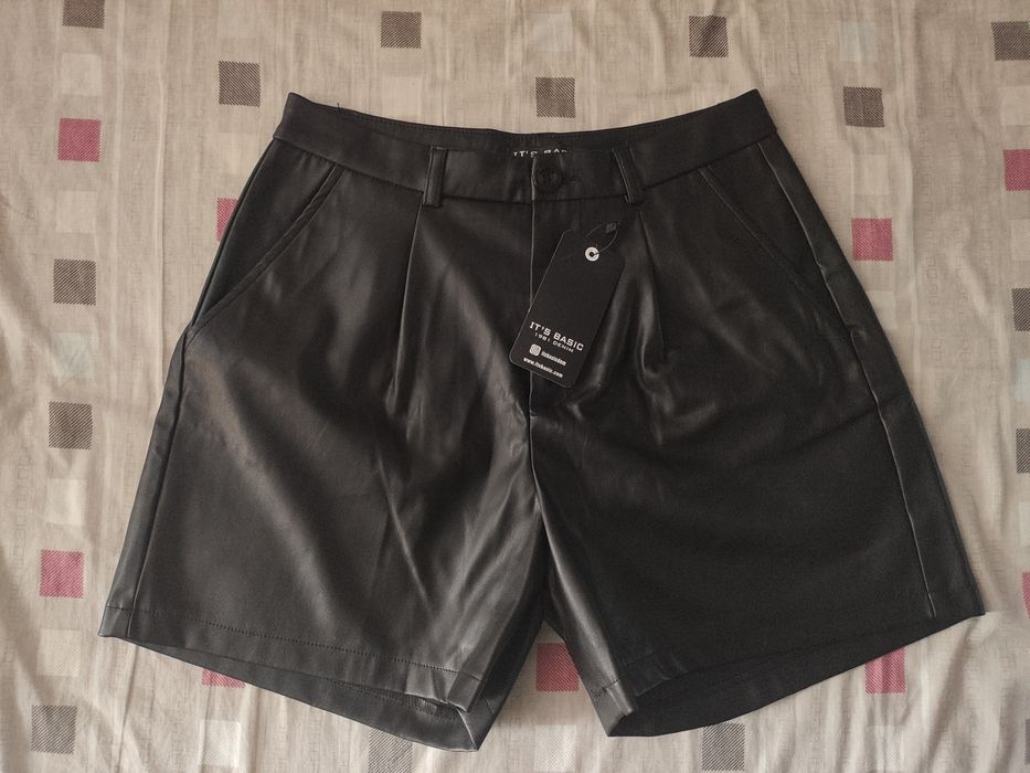 Нові кожані шорти it's basic 1825W21
