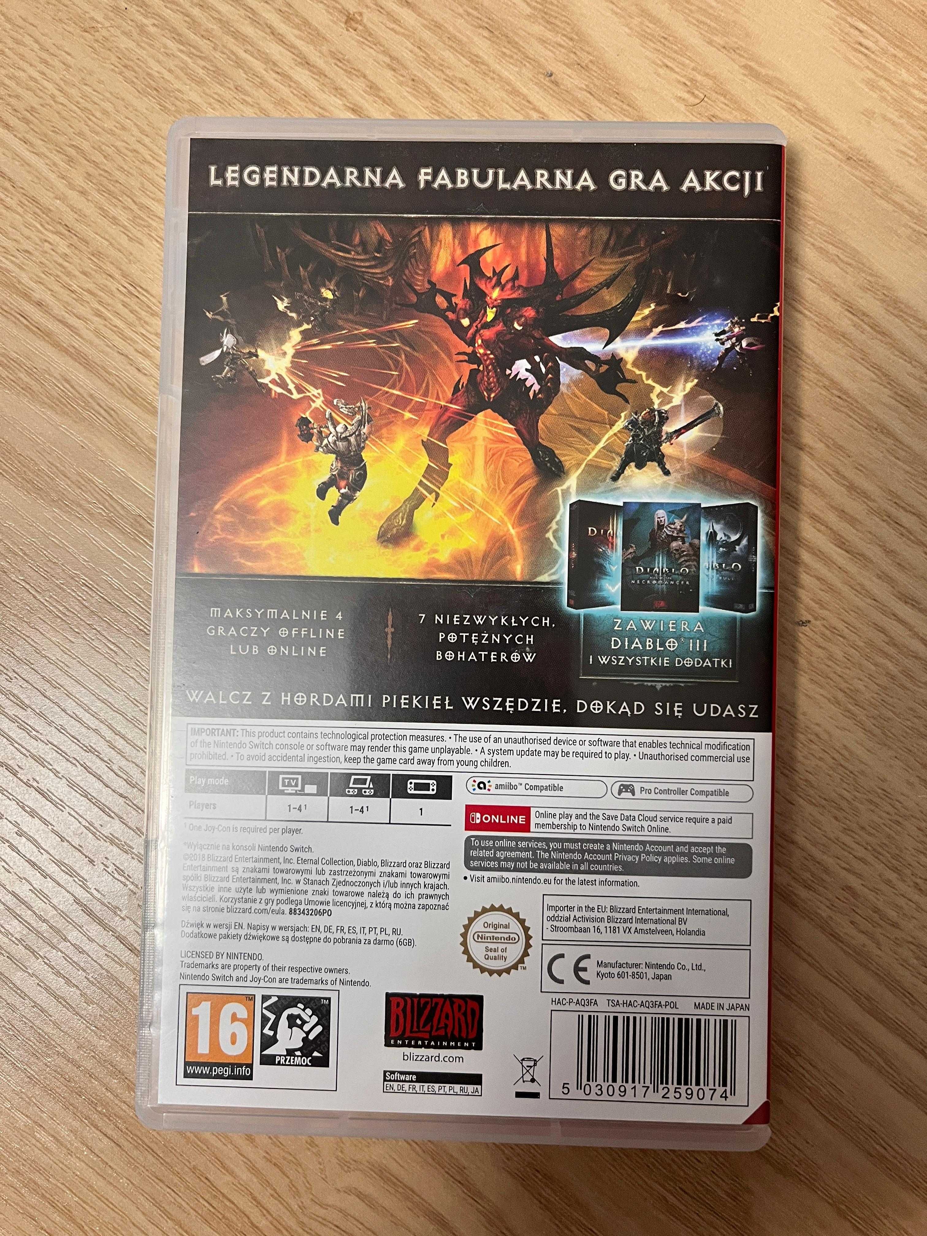 Diablo Eternal Collection Nintendo Switch Gra