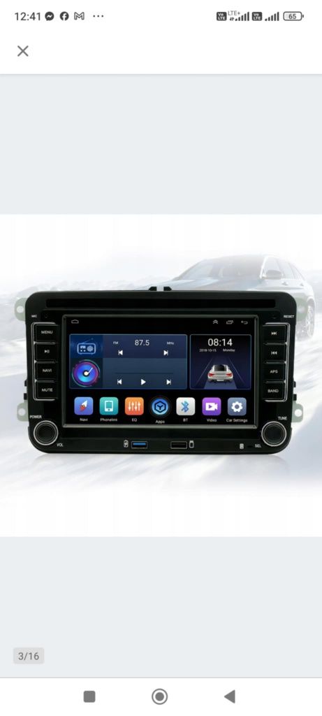 Radio z Nawigacją Android Passat B6,Golf5,6, Seat