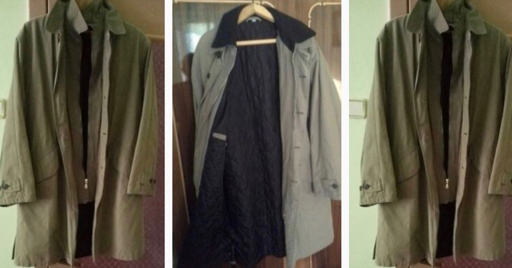 Пальто плащ теплий