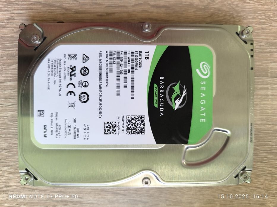 Dysk HDD 1TB Seagate SATA