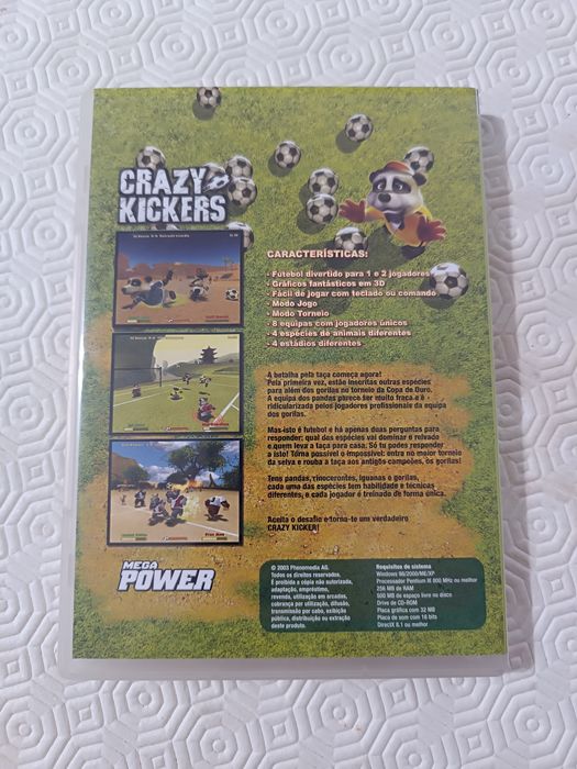 Jogo PC. CD-ROM. Crazy Kickers. Excelente estado