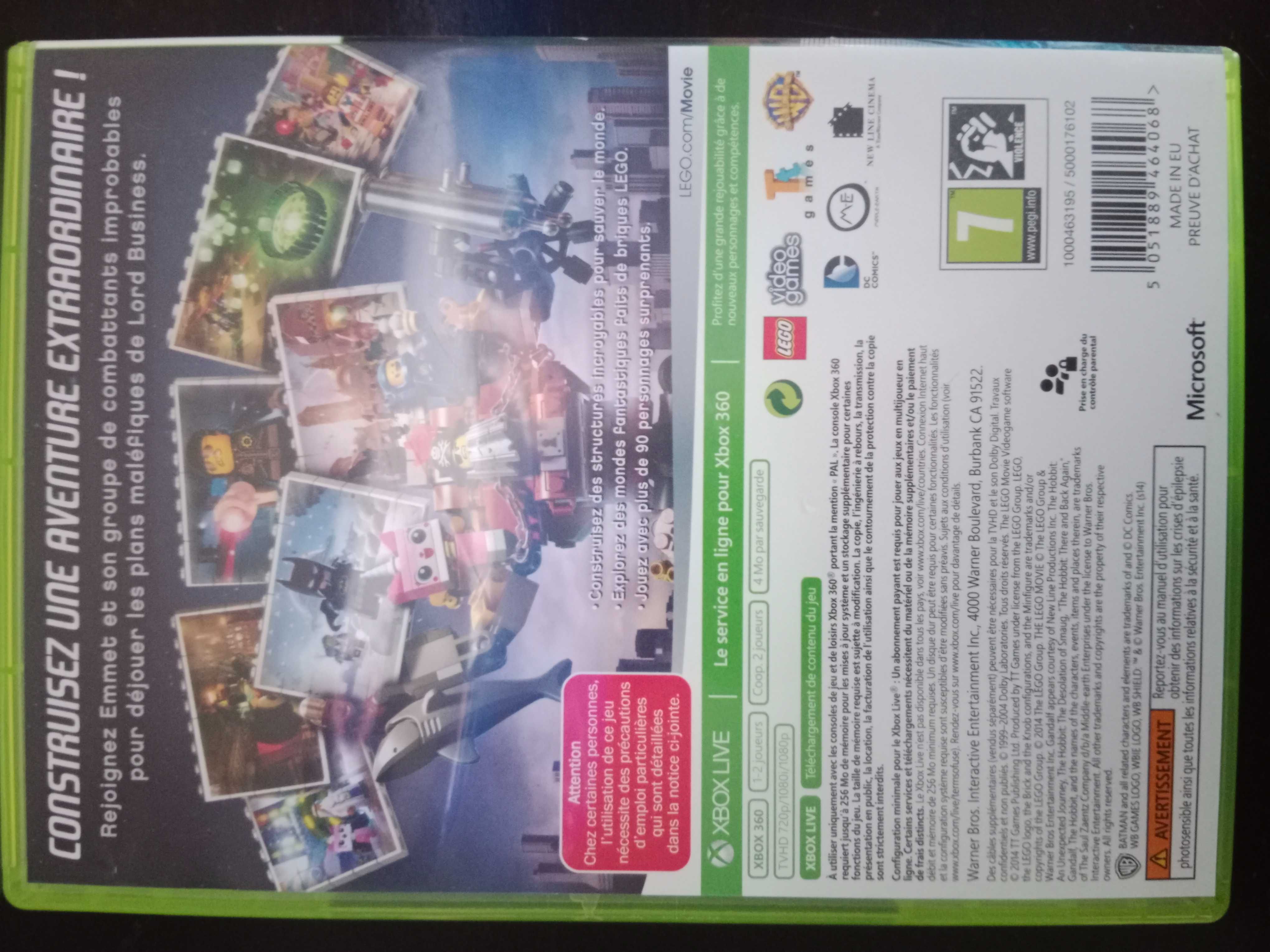Gra Xbox 360 LEGO Aventure.