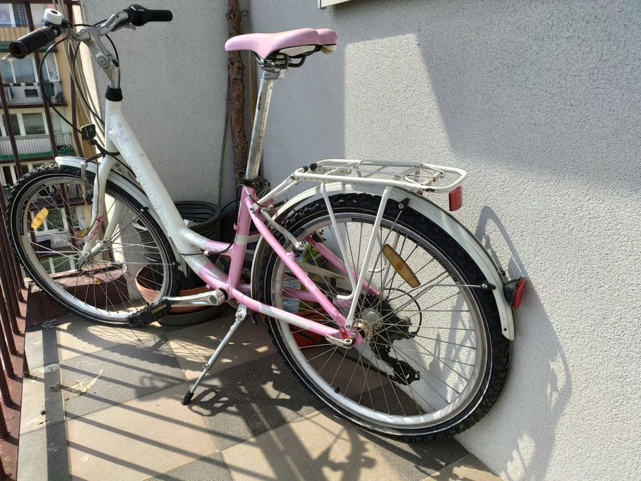 Rower dziecięcy i dla nastolatek. Koła 24 całe.