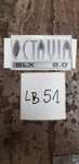 Napis emblemat klapy Skoda Octavia SLX 2.0  1U6853687ANFXC