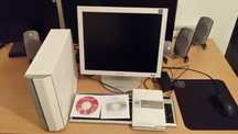 Komputer minipc Asus P2-P5945G monitor LCD Samsung SM 173P plus
