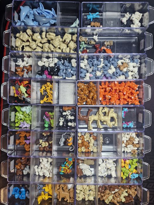 Oryginalne figurki lego zwierząt