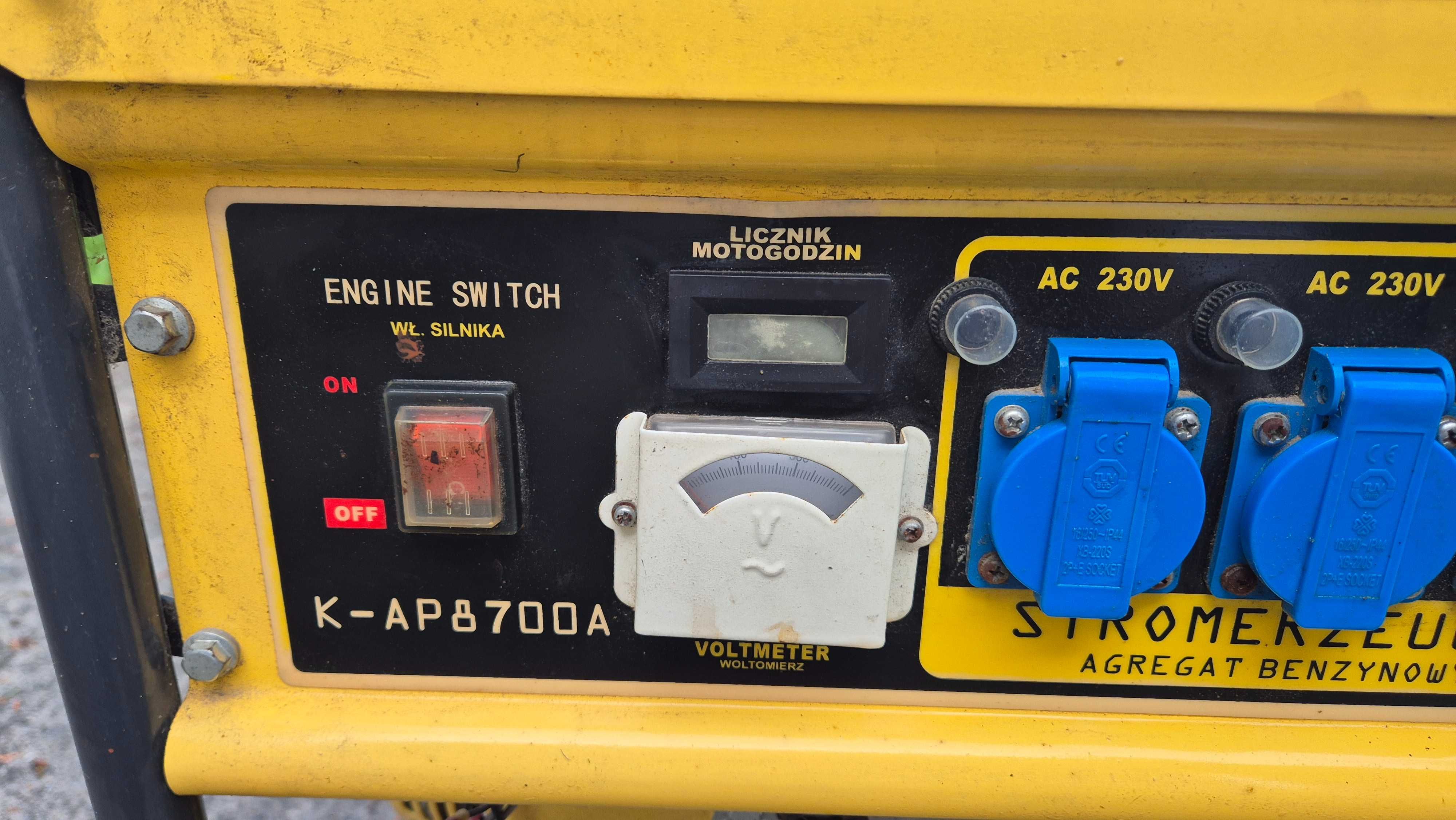 Agregat prądotwórczy K-AP8700A 7,2 KW