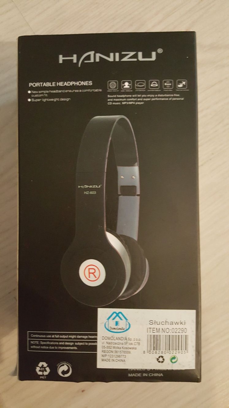 Słuchawki składane Hanizu HZ-603