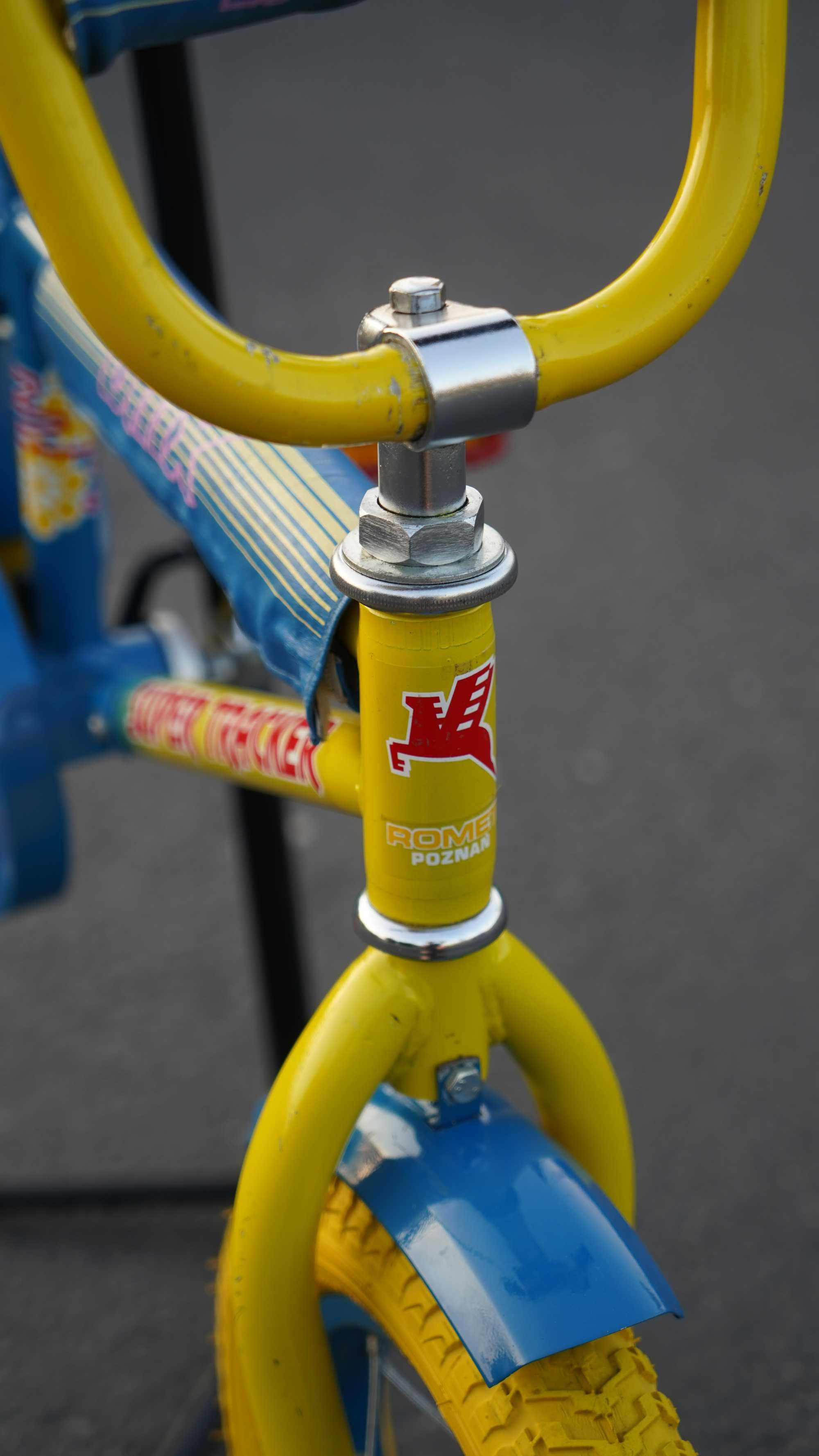 Rower ROMET BMX SUPER TRACKER 12' 1993 R. - stan kolekcjonerski UNIKAT