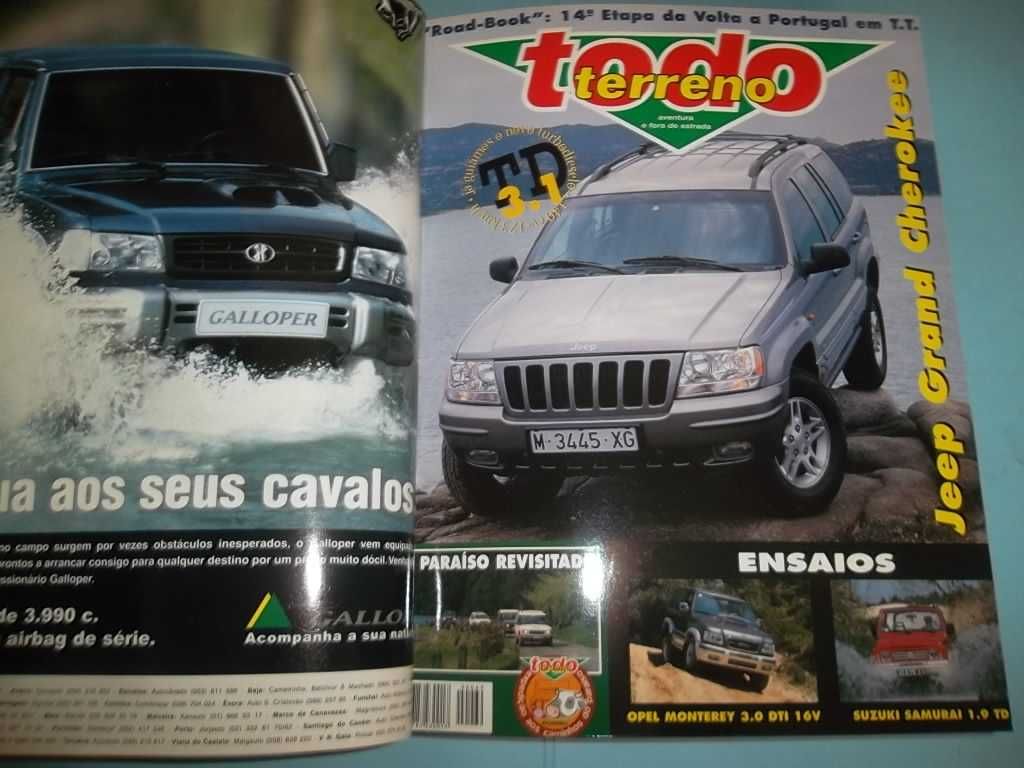 "TODO TERRENO" nº 1 a 98. Revista de automobilismo. 5 volumes.