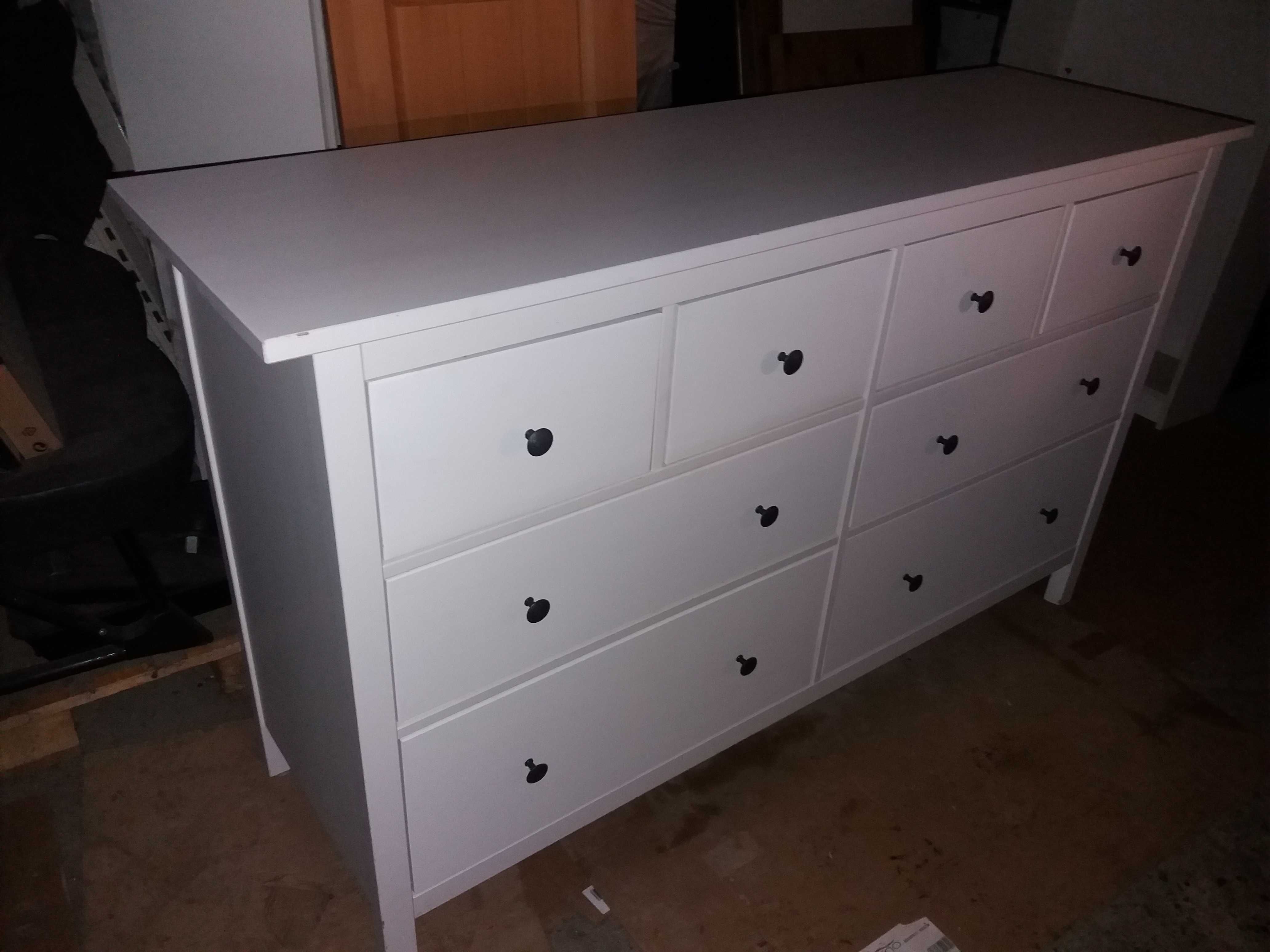 IKEA Hemnes komoda,biala, 8 szuflad,160x50x96cm-dostawa gr