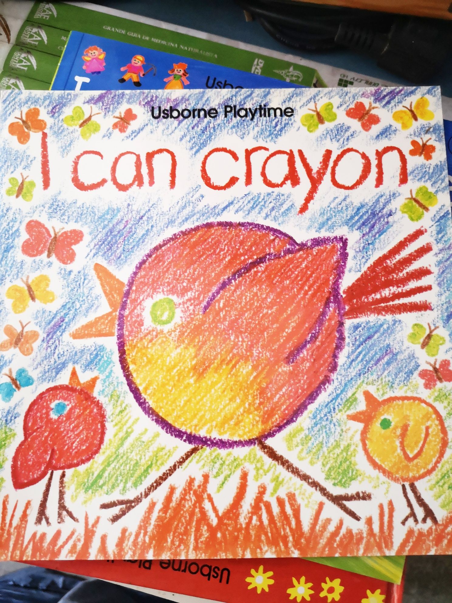 Conjunto de 7 livros infantis em inglês - Usborne playtime - NOVOS