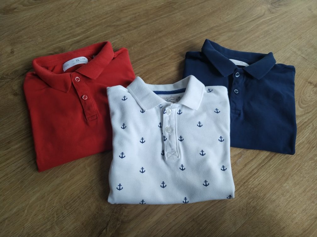 T-shirt Polo H&M/Zara 110 i 110/116 i 3 x Bluzy