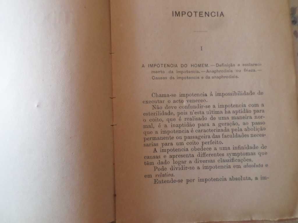 Livros antigos sobre sexualidade