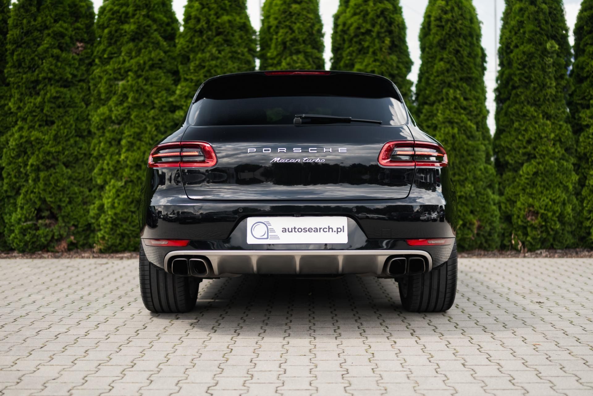 Porsche Macan Turbo, 3.6, V6, 400 KM, Bezwypadkowy, Serwis ASO, Kamery 360, BOSE