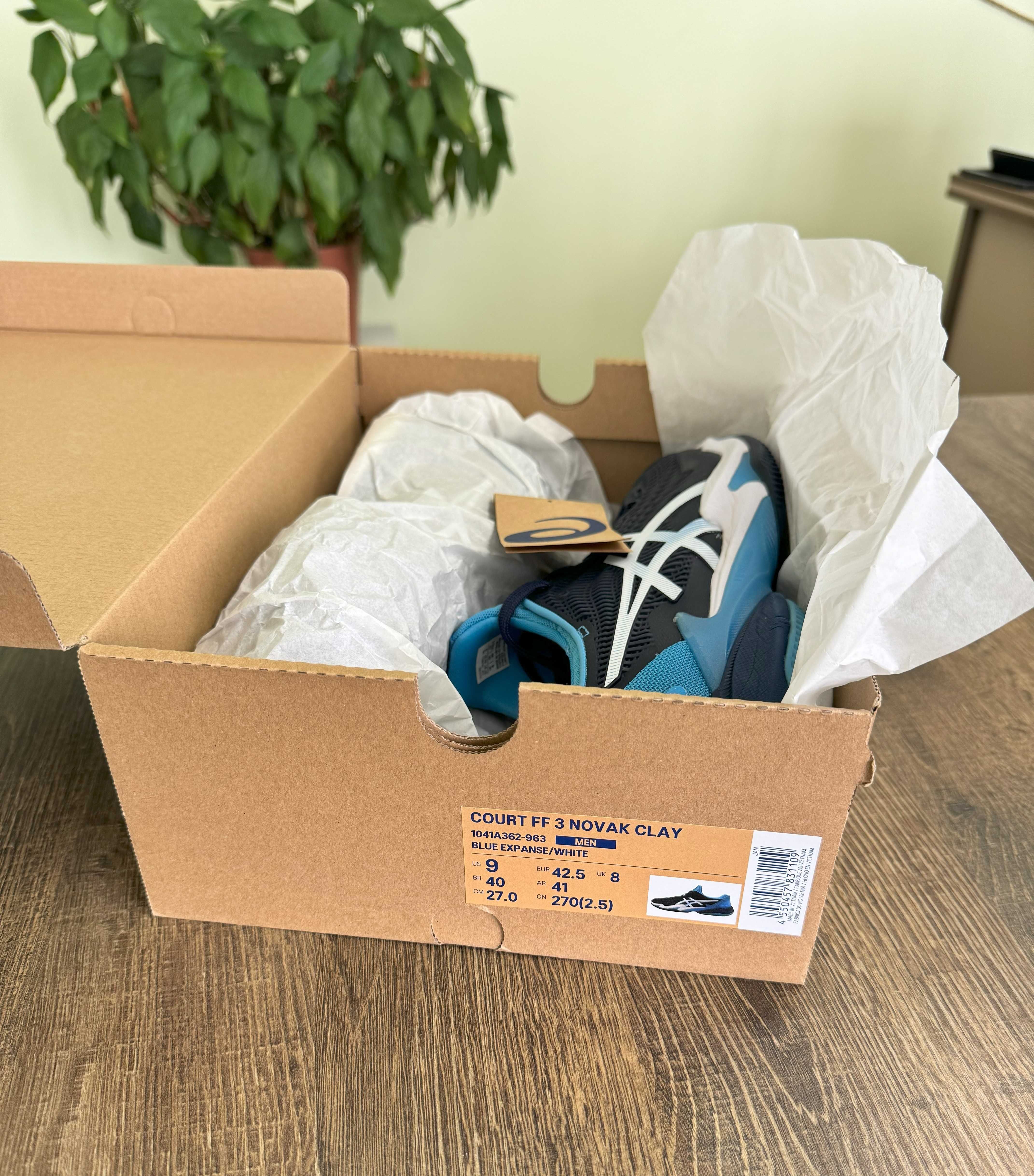 Кросівки тенісні Asics Court FF 3 Novak Clay Men, розмір 42,5